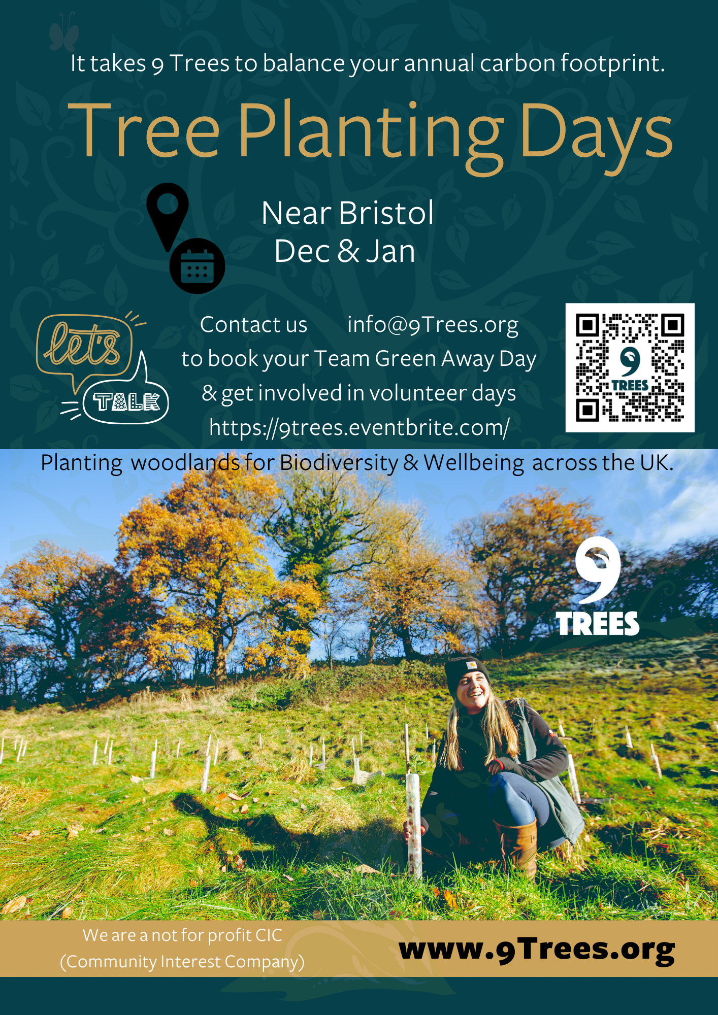 9Trees CIC: Tree planting Bristol